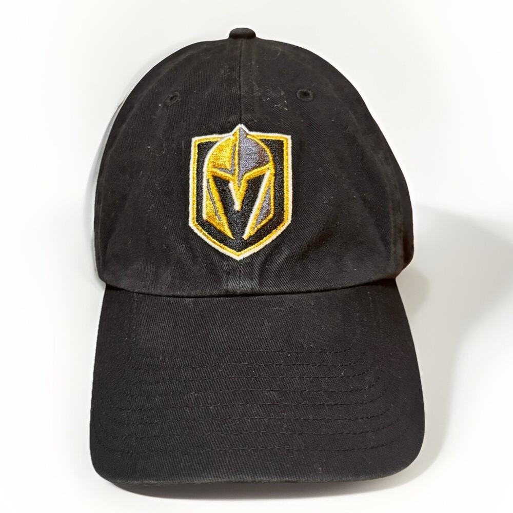 Vegas Golden Knights Hat 47 Brand Black Strapback NHL Hockey Cap OSFA